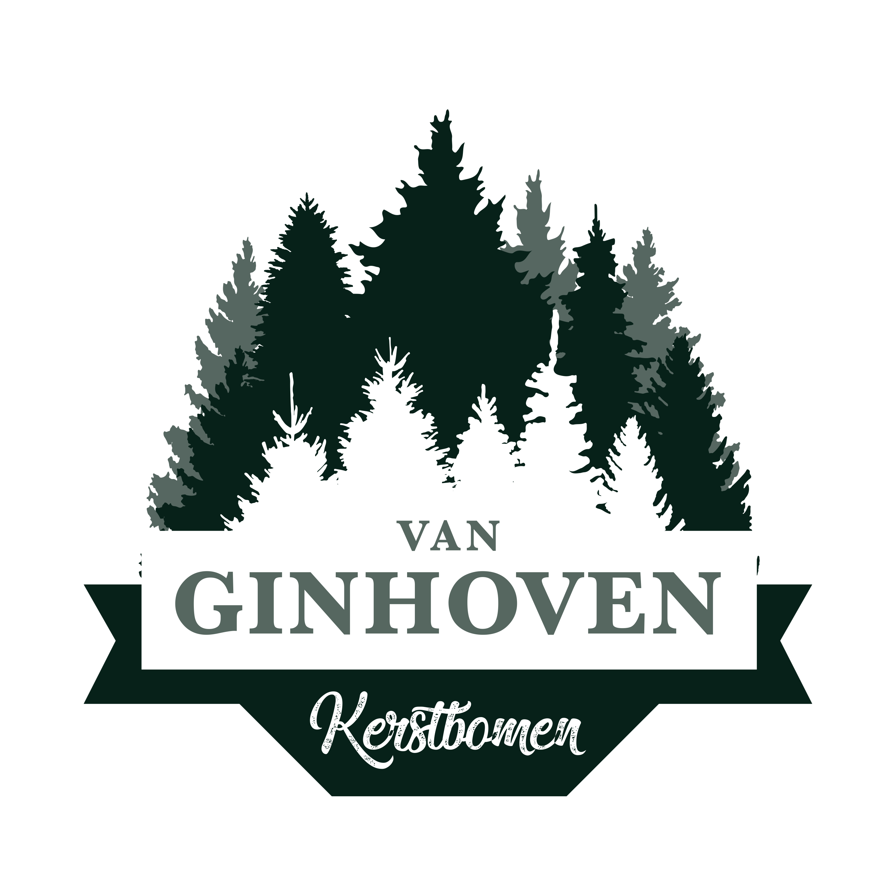 logo kerstbomen van ginhoven